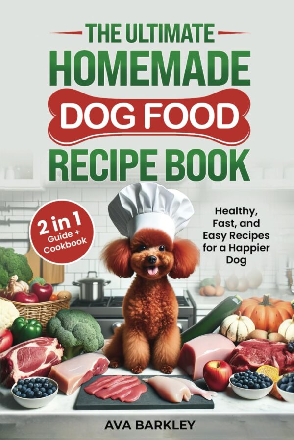 The Ultimate Homemade Dog Food Recipe Book: Healthy, Fast, Easy Recipes For A Happier Dog