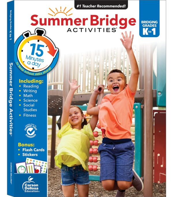 Summer Bridge Activities: Kindergarten To 1St Grade Workbooks For All Subjects