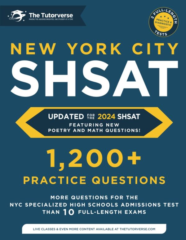Shsat Practice Questions: Master The Nyc Exam With 1,200+ Questions