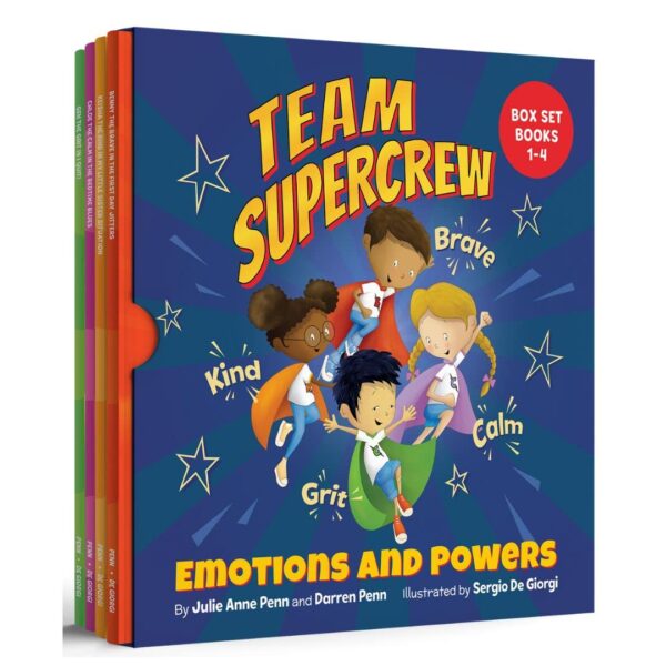 Team Supercrew: Empowering Kids With Emotional Superpowers (Books 1-4)