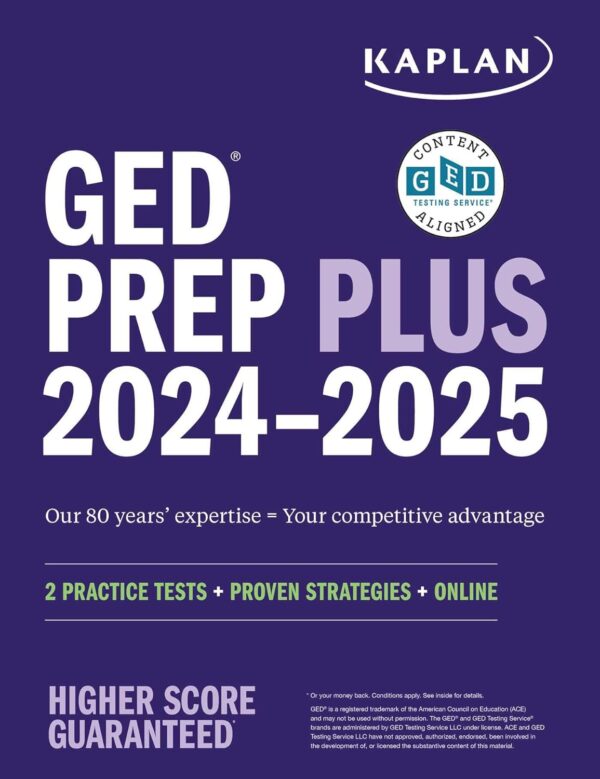 Ged Test Prep Plus 2024-2025: Ace Your Exam With Kaplan