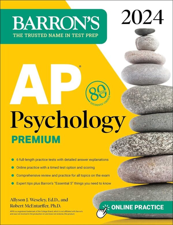 Ap Psychology Premium, 2024: Master The Exam With 6 Practice Tests