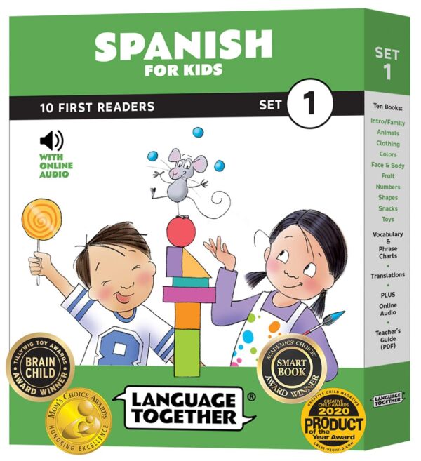 Spanish For Kids: 10 Readers With Audio For Ages 3-8