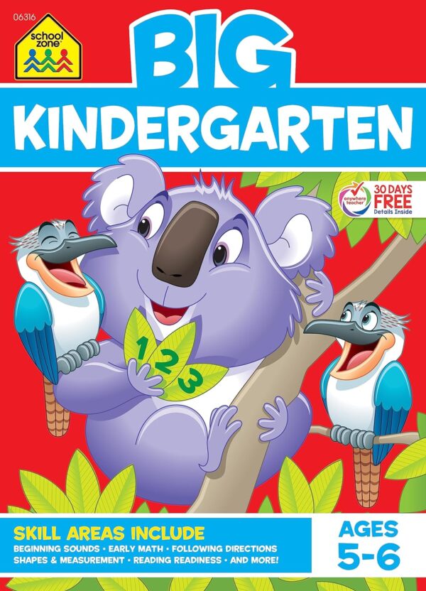 School Zone Big Kindergarten Workbook: 320 Pages Of Early Learning Essentials