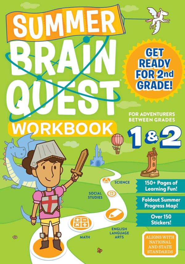Summer Brain Quest: Between Grades 1 &Amp; 2 - Keep Kids Learning All Summer Long