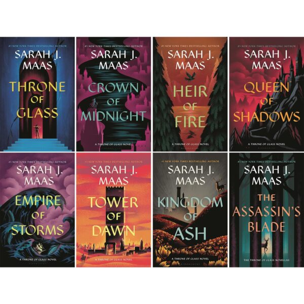 Throne Of Glass Series Collection: 8-Book Epic Fantasy Set By Sarah J. Maas