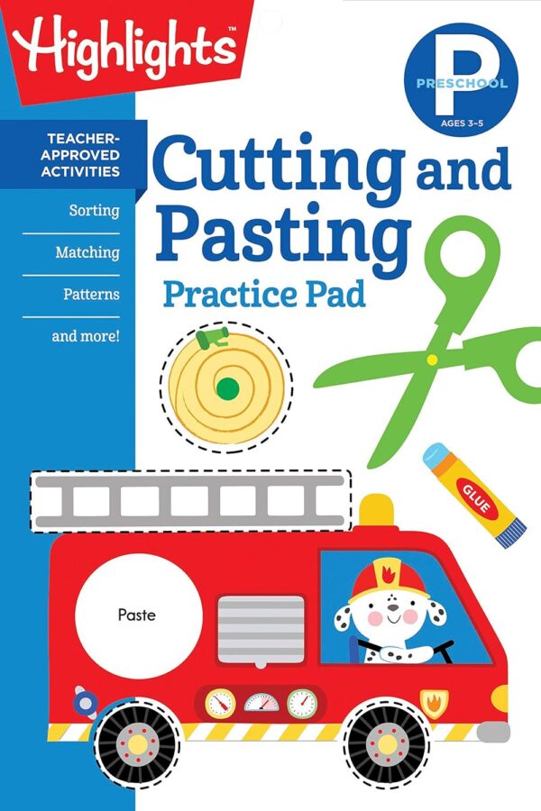 Preschool Cutting And Pasting: Learn On The Go With Highlights