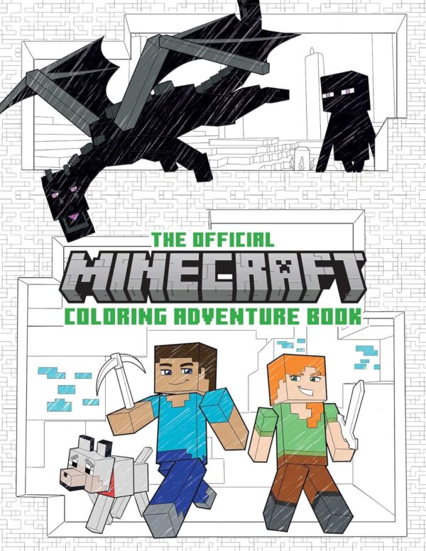 Minecraft Coloring Adventures: Create, Explore, Color! For Kids 5-10