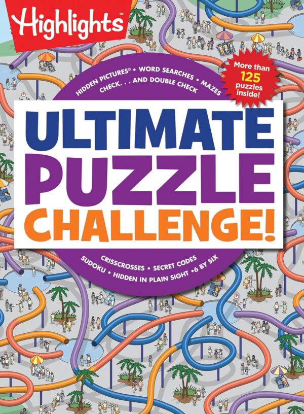 Ultimate Puzzle Challenge: 125 Brain-Boosting Puzzles For Kids