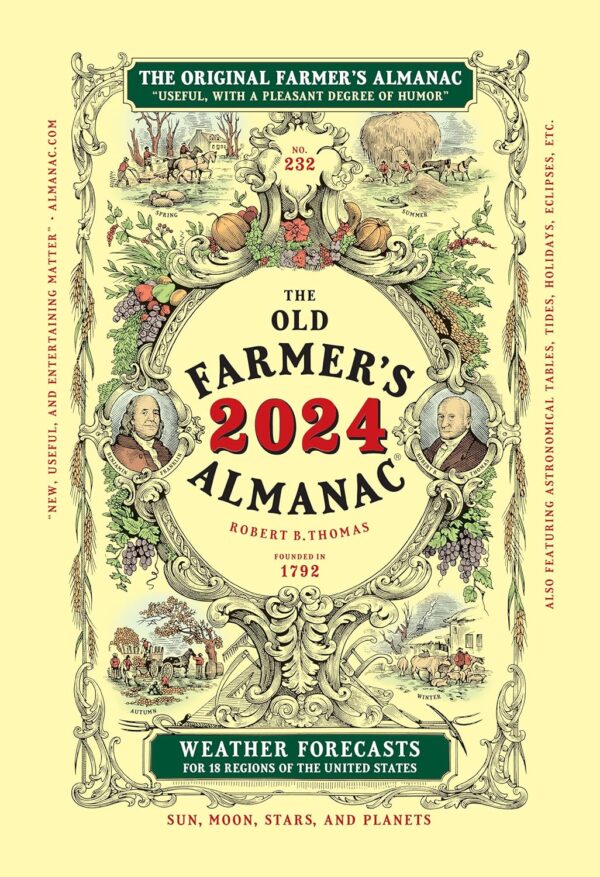 2024 Old Farmers Almanac Trade Edition (Old Farmer'S Almanac, 232)