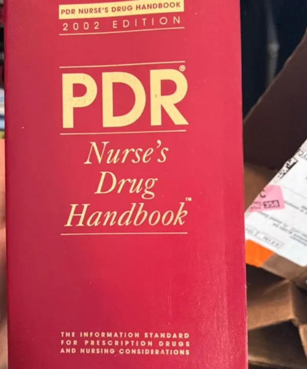 Pdr Nurse'S Drug Handbook 2002