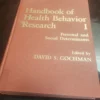 Handbook of Health Behavior Research I