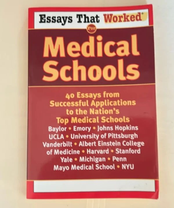 Essays That Worked For Medical Schools