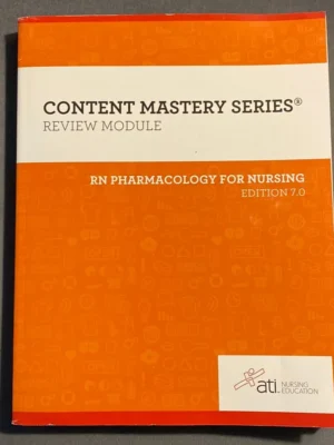 RN Pharmacology for Nursing Edition 7. 0