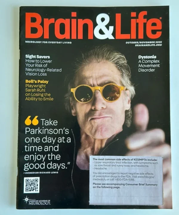 Brain And Life Magazine November 2023, How To Lower Your Risk Of Neurology-Related Vision Loss. Bell Palsy. Parkinson, Dystonia, Etc.