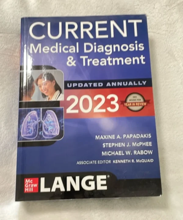 Current Medical Diagnosis And Treatment 2023