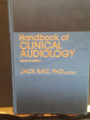 Handbook of clinical audiology