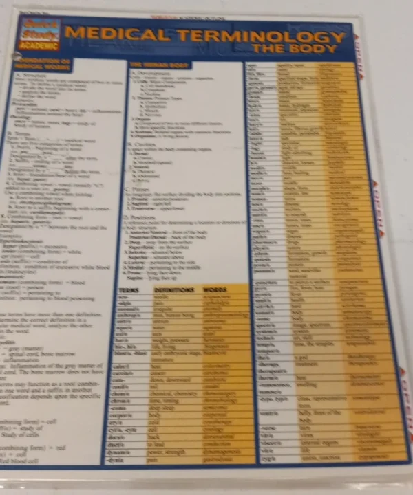 Medical Terminology: The Body