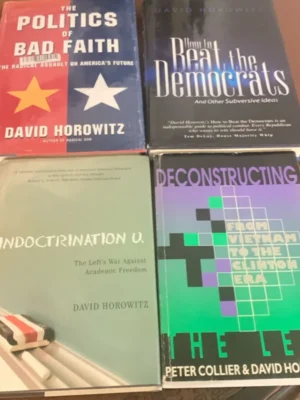David Horowitz lot of 4 Books