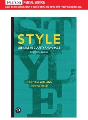 Style Lessons in Clarity and Grace 13th Edition