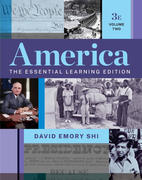 America: The Essential Learning Edition (Volume 2) 3Rdedition