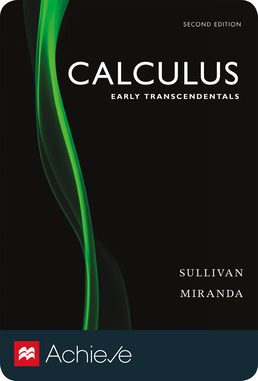 Achieve for Sullivan's Calculus: Early Transcendentals Second Edition