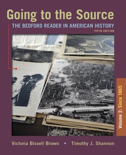 Going to the Source, Volume II: Since 1865 Fifth Edition