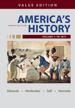 America's History, Value Edition, Volume 1 Tenth Edition
