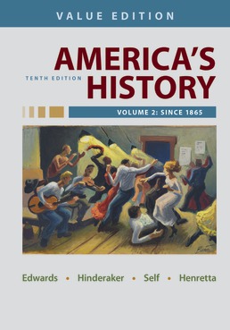 America's History, Value Edition, Volume 2 Tenth Edition