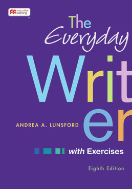 The Everyday Writer with Exercises Eighth Edition