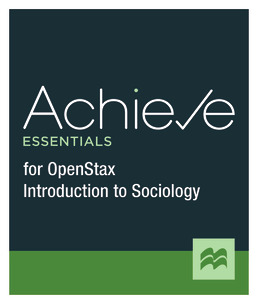 Achieve for OpenStax Introduction to Sociology Third Edition