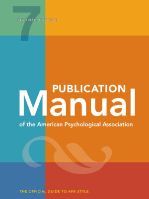 Publication Manual of the American Psychological Association 7th Edition