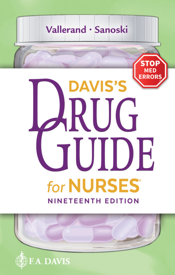 Davis'S Drug Guide For Nurses 19Th Edition