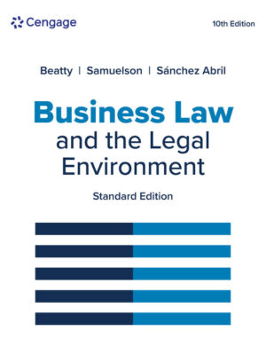 Business Law And The Legal Environment, Standard Edition 10Th Edition