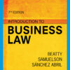 Introduction to Business Law 7th Edition
