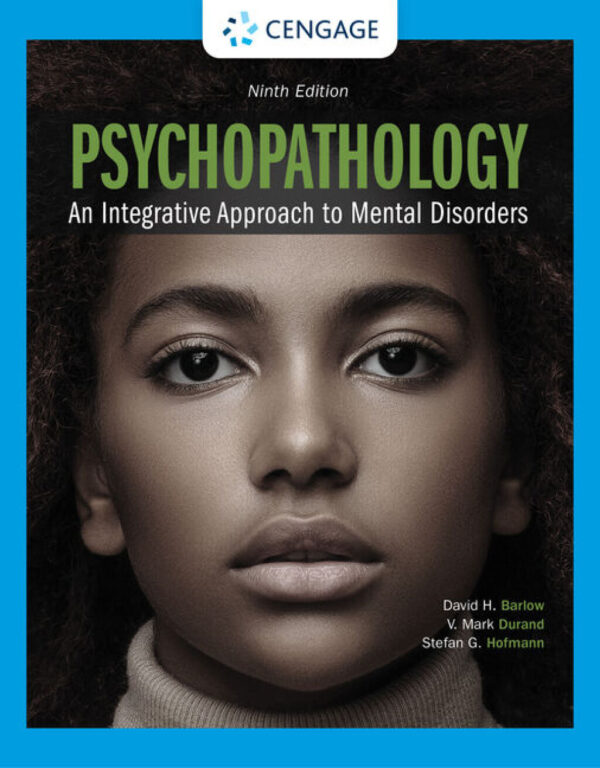 Psychopathology An Integrative Approach To Mental Disorders 9Th Edition