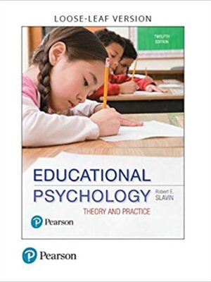 Educational Psychology: Theory and Practice (12th Edition)