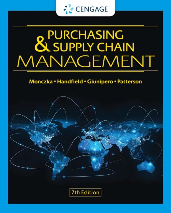 Purchasing And Supply Chain Management: A Comprehensive Guide (7Th Edition)