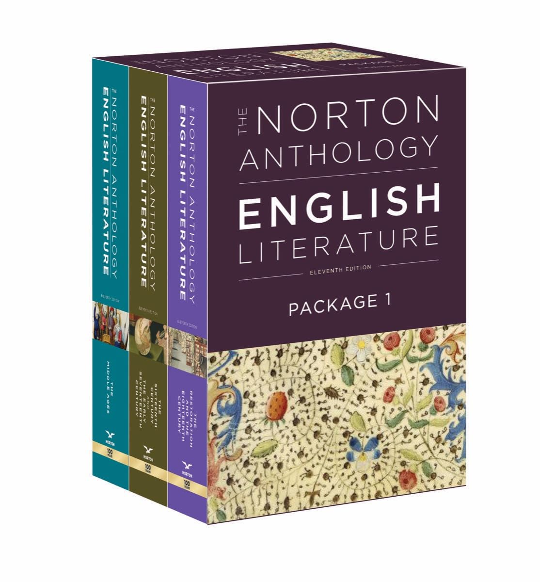 The Norton Anthology of English Literature Package 1 – Volumes A, B, C 11th Edition