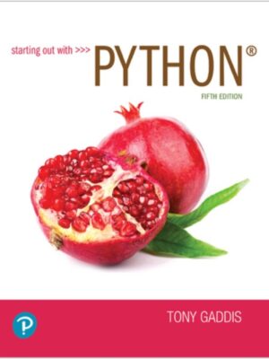 Starting Out with Python 5th Edition
