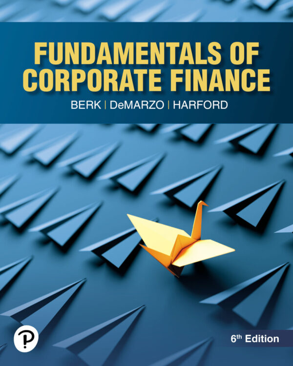 Fundamentals Of Corporate Finance 6Thedition