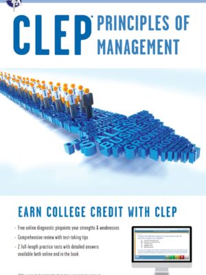 CLEP Principles of Management Book + Online 2nd Edition