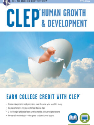 CLEP Human Growth & Development Book + Online