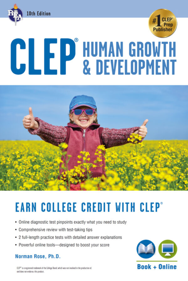 Clep Human Growth &Amp; Development, 10Th Ed., Book + Online 10Th Edition
