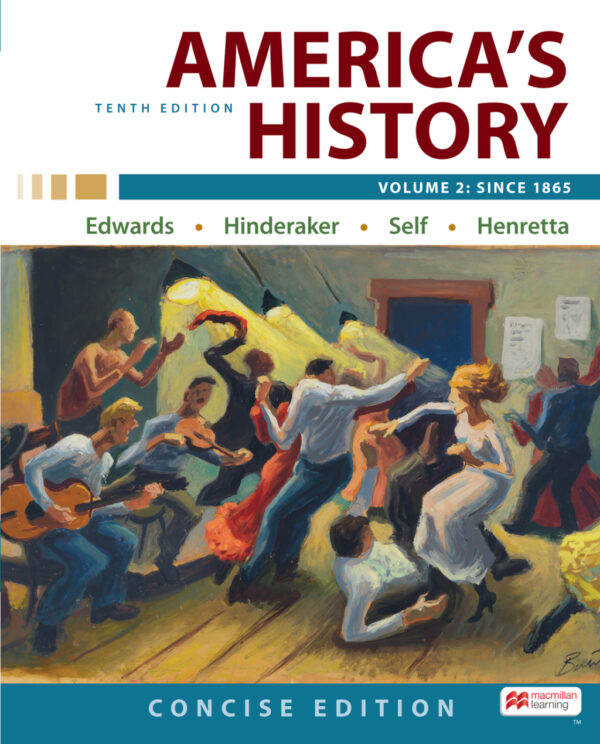 America'S History: Concise Edition, Volume 2 10Thedition