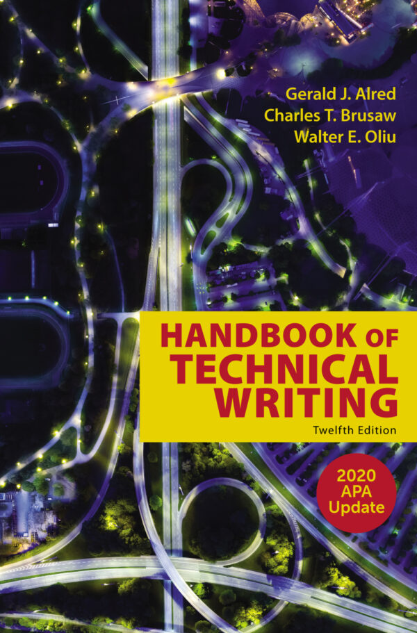 The Handbook Of Technical Writing With 2020 Apa Update 12Thedition