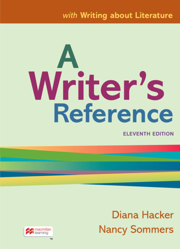 A Writer'S Reference With Writing About Literature 11Thedition