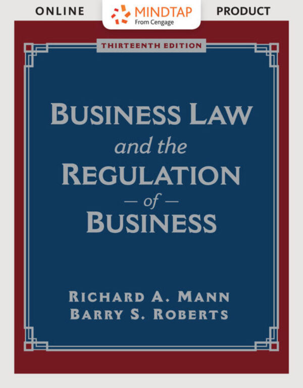 Business Law And The Regulation Of Business 13Thedition