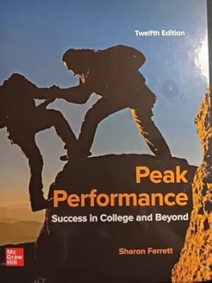 Peak Performance Success in College and Beyond 12th Edition