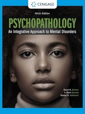 Psychopathology An Integrative Approach to Mental Disorders 9th Edition